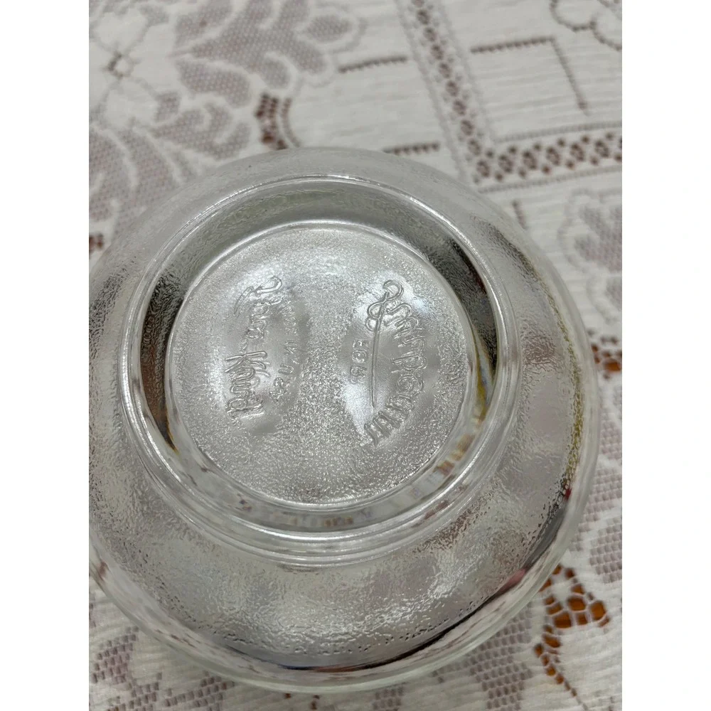 Fire-King for Sunbeam Clear Glass Mixing Bowl with Pour Spout Vintage USA Made